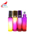 custom 10ml gradient glass roll on bottle perfume essence eye cream serum roller bottle Roller-97B